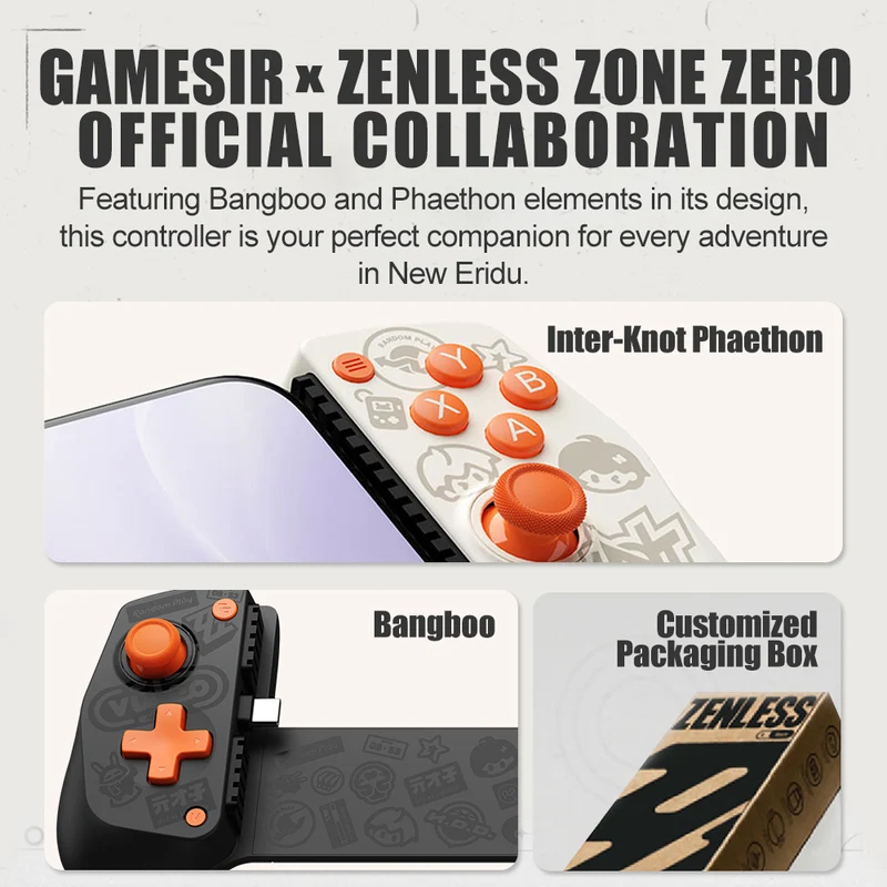 Gamepad Móvel GameSir X5 Lite Edição Zenless Zone Zero para iPhone — foto 4