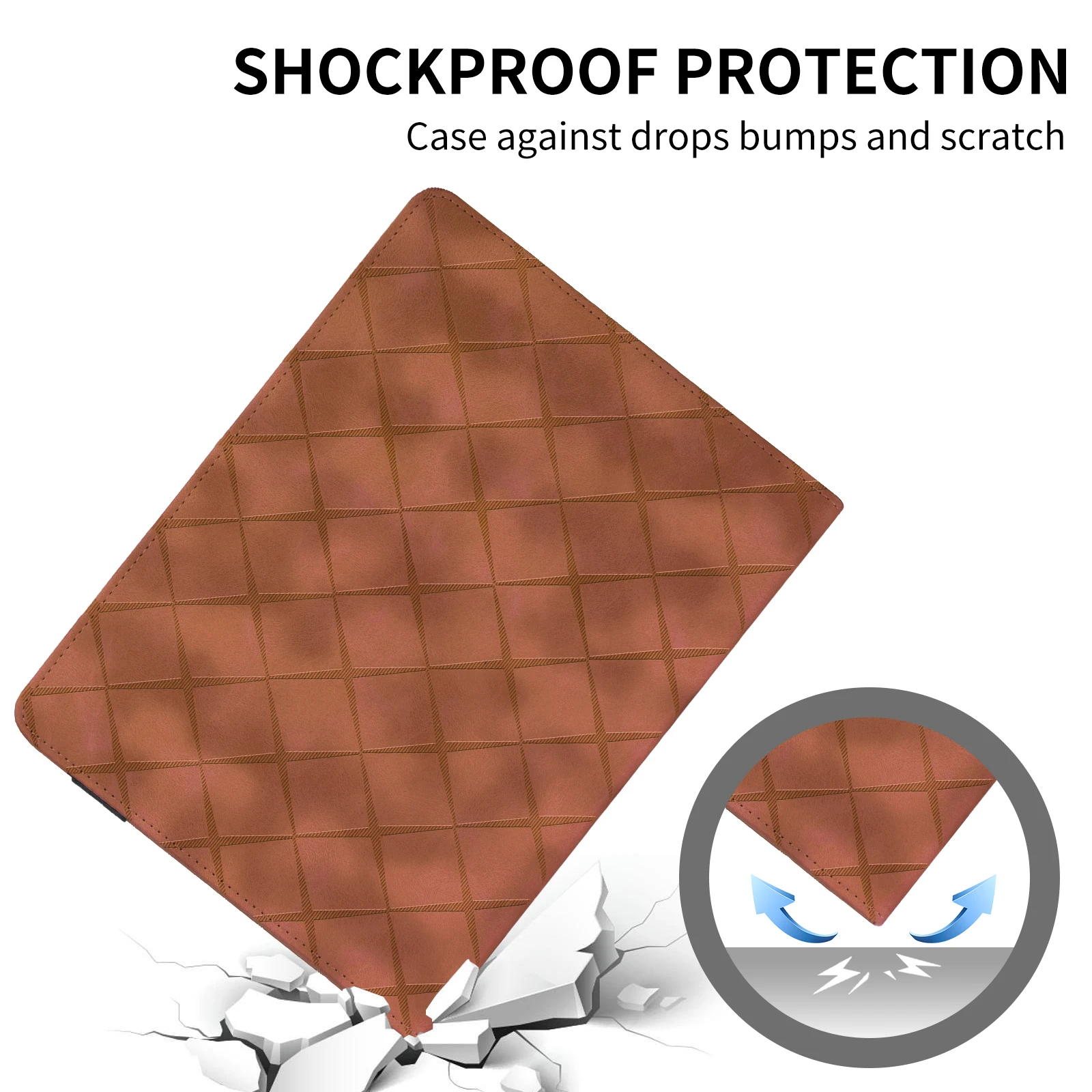 الأعمال فليب حامل غطاء لوحي لسامسونج S9 FE زائد S6 A9 A8 X205 X200 X207 الجلود للصدمات الجلد يشعر واقية