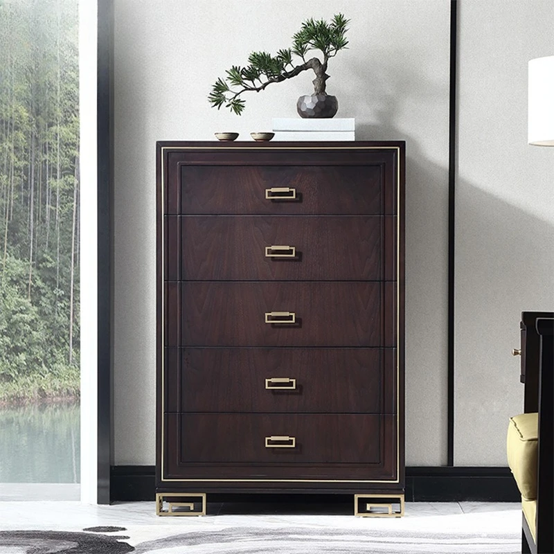 

New Chinese chest modern simple cabinet storage cabinet locker