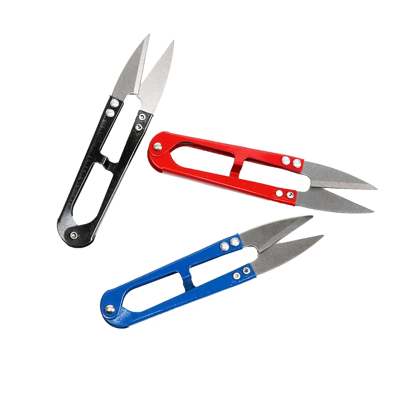 Ciseaux de tailleur de haute qualité, ressort en forme de U, outils de couture, point de croix, vêtement, bricolage, fil à broder, Patch de fil, travail, 12/24/36 pièces