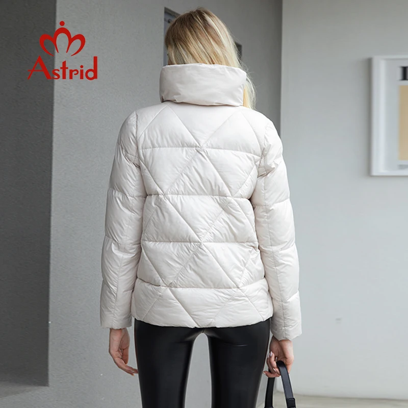 Astrid Women Jacket Winter 2022 Elegant Women’s Parka Slim Thick Padded Warm Coat Fashion Style Loose Female Clothing Outfits