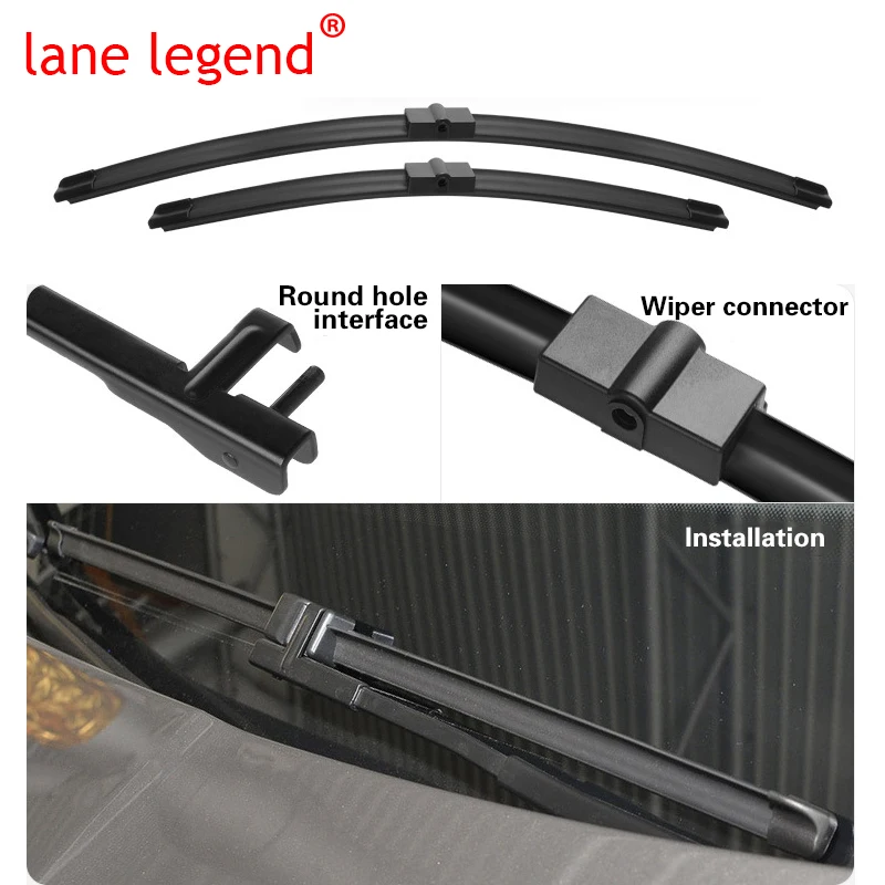 Lane Legend Wiper Blades For Geely Atlas NL-3 2018-2021 2022 Car Accessories Front Rear Windscreen Wiper Blade Brushes Cutter