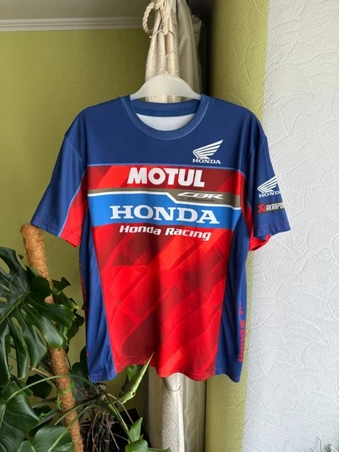 

Мужская летняя футболка с коротким рукавом Honda, автомобильная брендовая спортивная быстросохнущая майка для гонок на мотоциклах, повседневная мода ​
