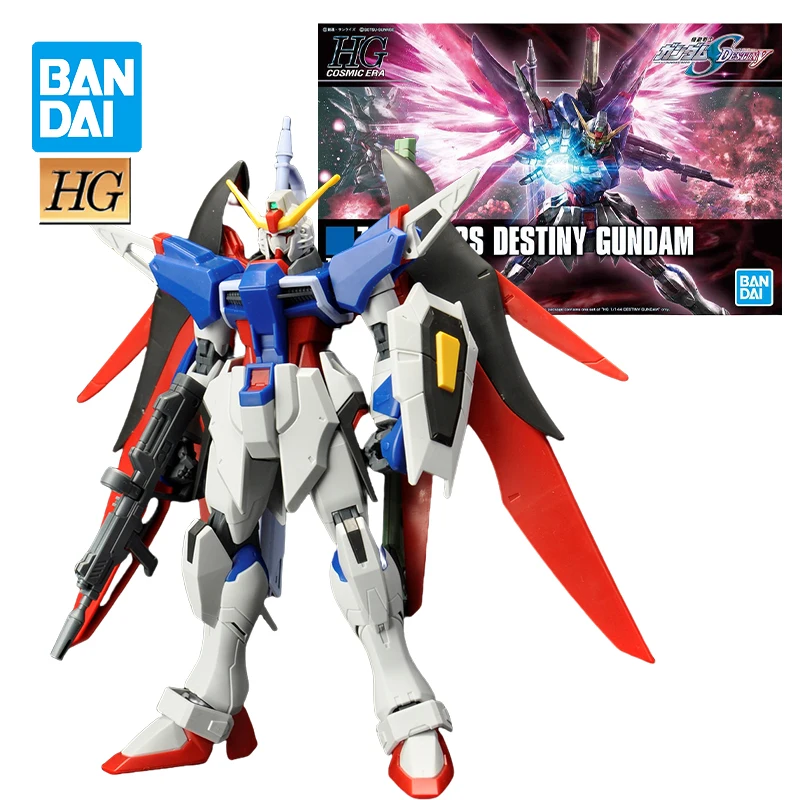 

Original Bandai HG ZGMF-X42S Destiny Gundam Kit Assembly Action Figure Assembly Model Trendy Toy Children's Holiday Gift Desktop