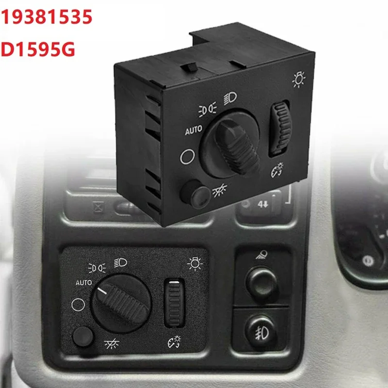 

New-Headlight Switch For Silverado Sierra 2003 2004 2005 2006 2007 19381535 D1595G 15194803 Head Light Lamp Dimmer Switch