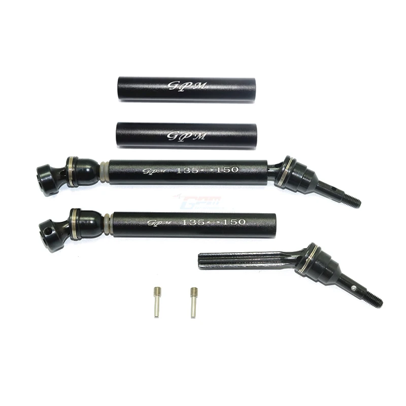 GPM for 1/10 SUMMIT 56076-4 E-REVO 56087-1 ERVO 3.3 53097-3  Metal front/rear universal joint Drive shafts 5650R