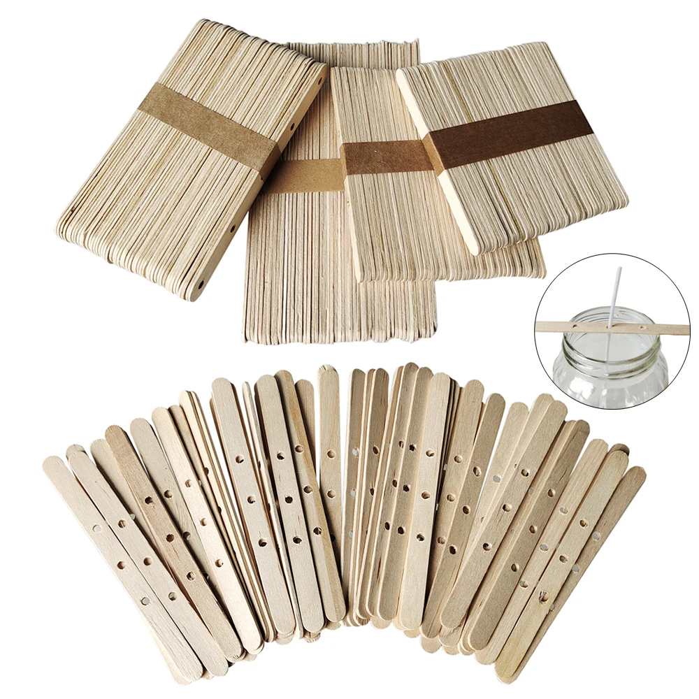 50 Stück Holz kerze Docht halter Wachs kern Zentr ier gerät für die Aroma therapie Herstellung von DIY Kerzen Dochte Herstellung von Werkzeug zubehör