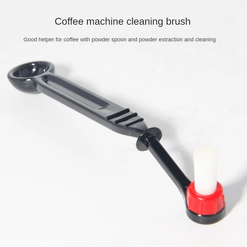 Coffee Machine Brush Nylon Espresso Coffee Grinder Brushes Coffee Spoon Machine Group Head Kitchen Tools