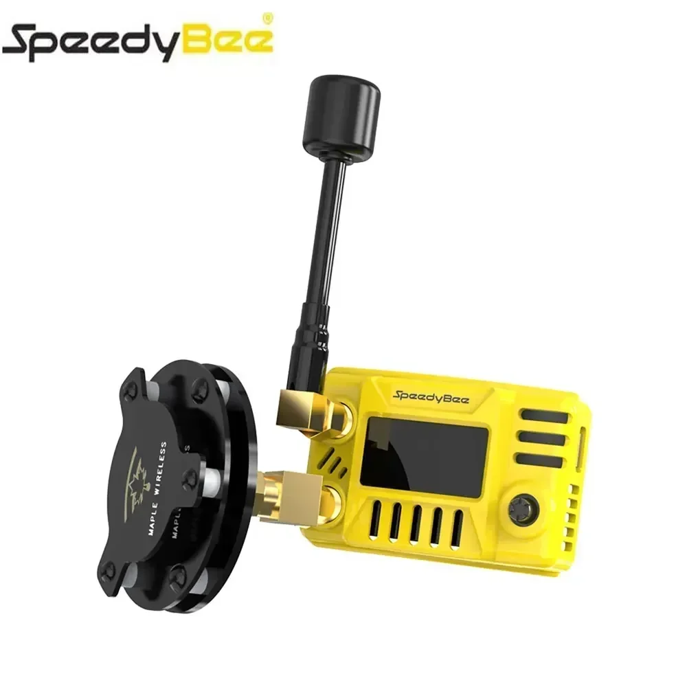 SpeedyBee 5,8 GHz 48CH receptor Dual OLED soporte OSD Firmware actualización módulo de estación de tierra para gafas Fatshark ORQA FPV herramienta RC