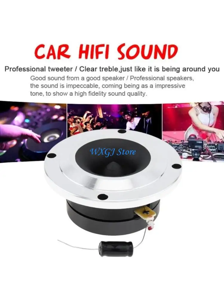 37JE Car Speaker Auto Music Stereos Loudspeaker Vehicle Tweeter Universal Audios Horn