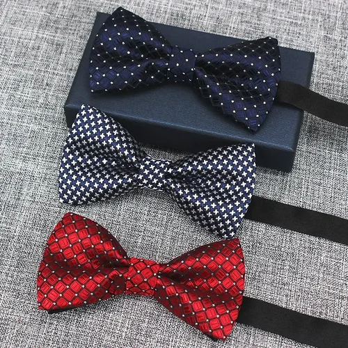 Pajaritas de moda negras y rojas para novio, corbata colorida Formal para hombre, pajarita de boda con mariposa verde para matrimonio, cuadros de satén