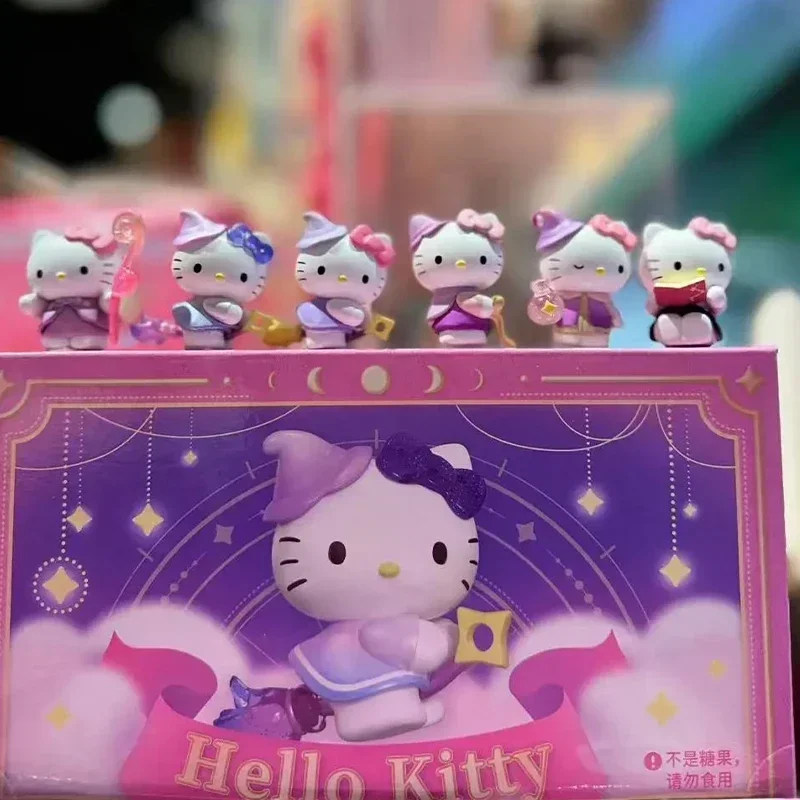 مرحبا كيتي دراسة علم التنجيم لطيف الفول حقيبة أعمى صندوق أعمى صغير لطيف الجسيمات هدية الزخرفية