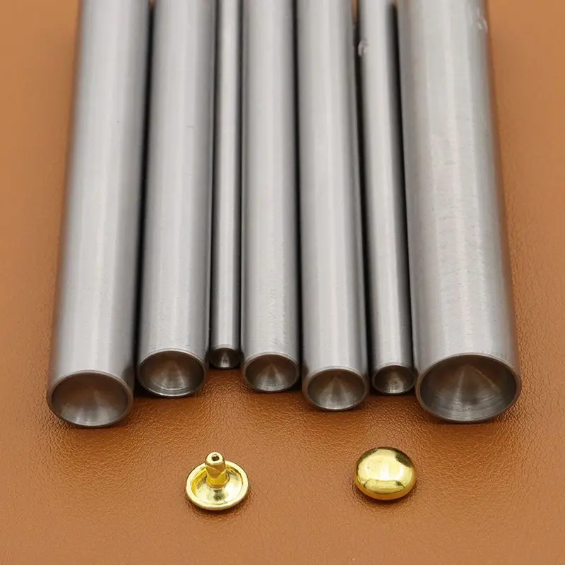 5mm-10mm Mushroom Domed  Rivet Setting Tool High Quality Home Hand Punching Tools for Leather Craft Garment Shoe Hat DIY