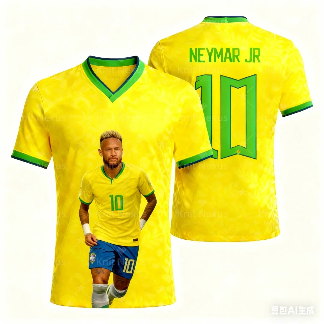 نيمار مروحة تذكارية لكرة القدم جيرسي ثلاثية الأبعاد الطباعة الصيف الرياضة الجافة بسرعة تي شيرت رجالي ملابس الأطفال المحملة امرأة