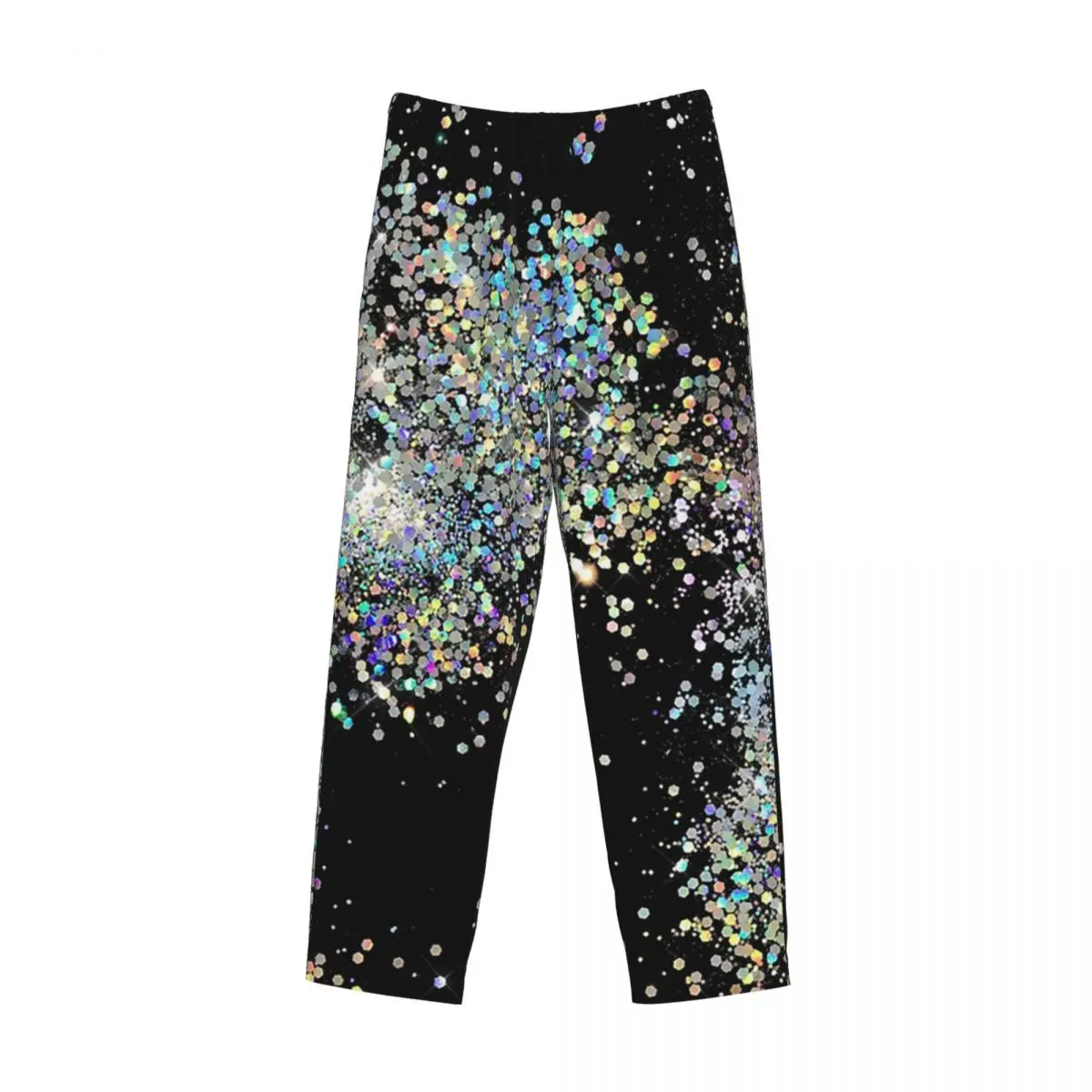 

Изготовленные на заказ черные и разноцветные блестки искусственные пижамные штаны мужские пижамы для сна с карманами