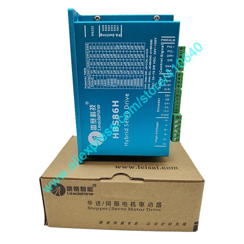 3 قطع حقيقية HBS86H إغلاق حلقة محرك السائر Leadshine محرك سيرفو هجين 20 إلى 70 فولت تيار متردد أو 30 إلى 100 فولت تيار مستمر التسليم السريع #6