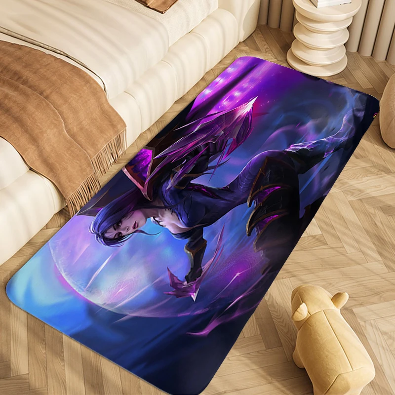 

Carpet for Living Room L-League of Legends, Washable Non-slip Kitchen Bath Rug, Doormat Entrance Door, Modern Home Decoration