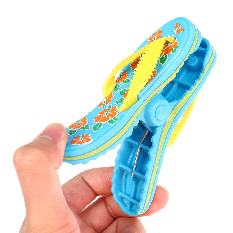 선베드용 플라스틱 비치 타월 클립, 일광욕 의자 동물 장식 의류, 페그 핀, 대형 건조 랙, 고정 클립, 1 개 