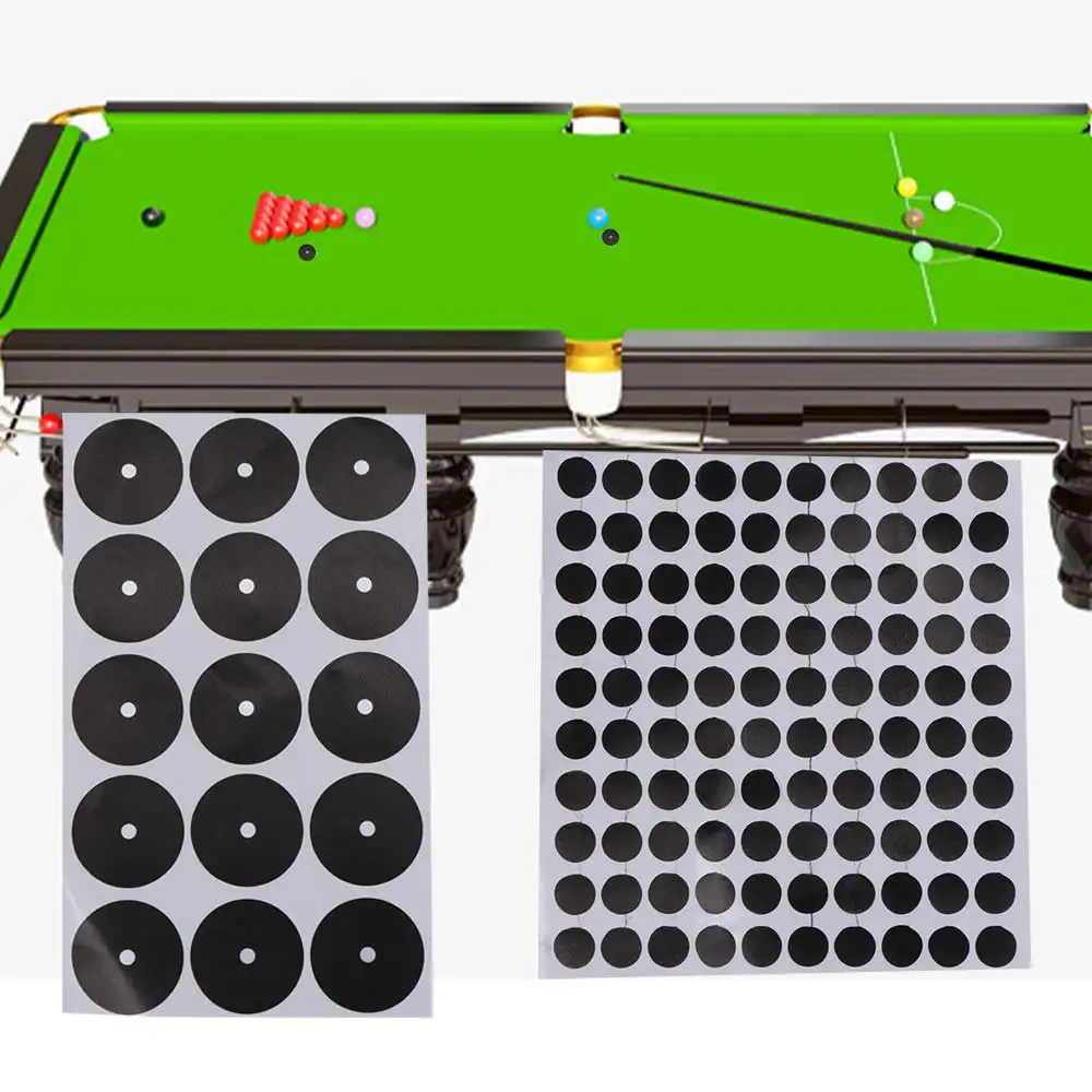 Sticker Spot Adhesive Marking Billiard Point Stickers White Ball Locator Sticker Cue Ball Locators Pool Stickers Billiards
