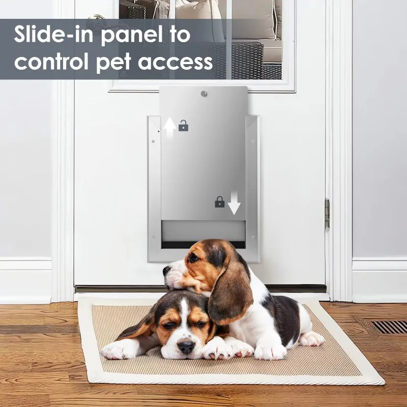 Wholesales Cat Doors for Screen Sliding Dog Doors Insert Cat Flap Door for Small Pets Doggies