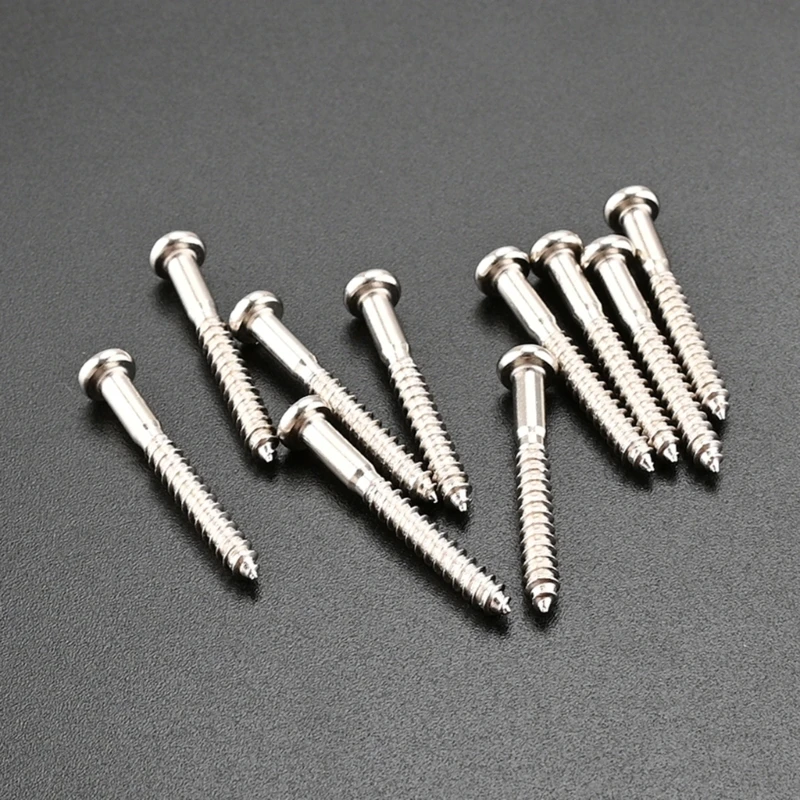 Pack of 10 Guitar Screw for Electric Guitar Bridge Screw Neck Plate Mounting