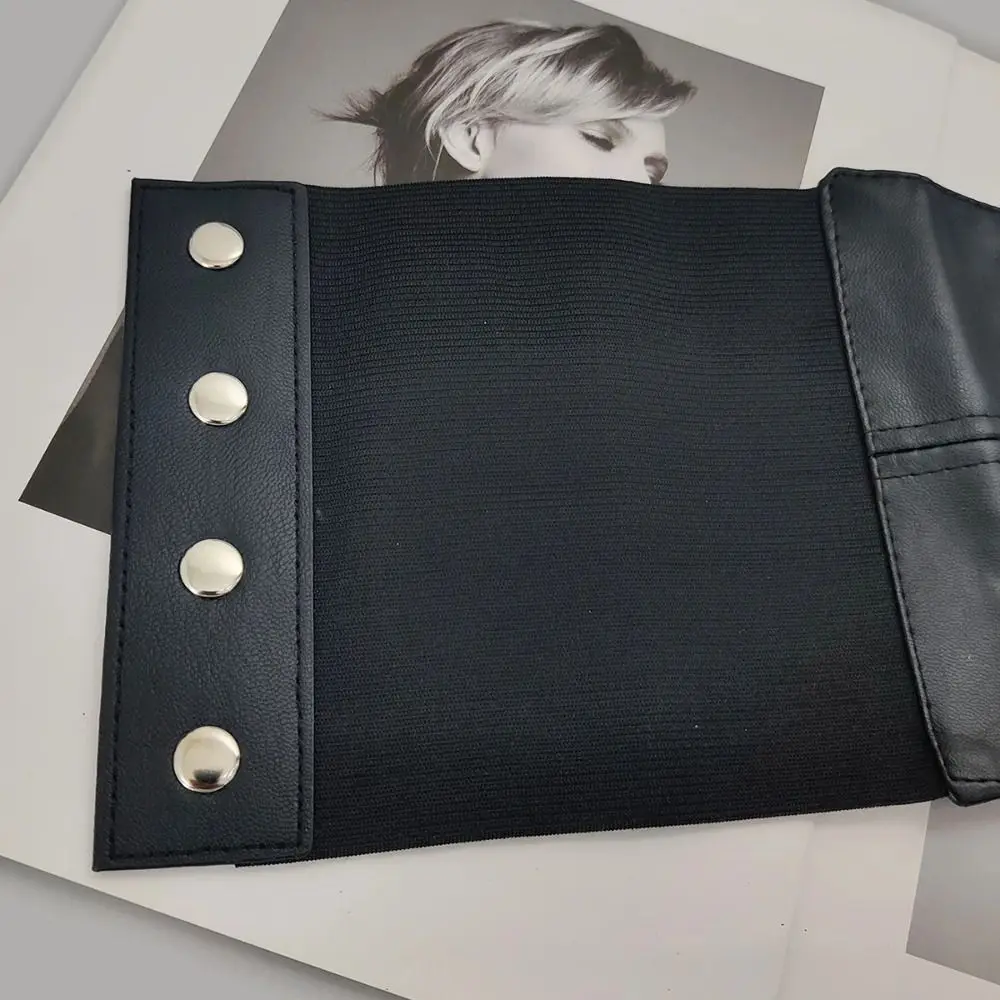 Personalità in pelle PU Plus Size Fascia da smoking Cintura a vita alta Cintura femminile Abito Cintura a vita larga Corsetto