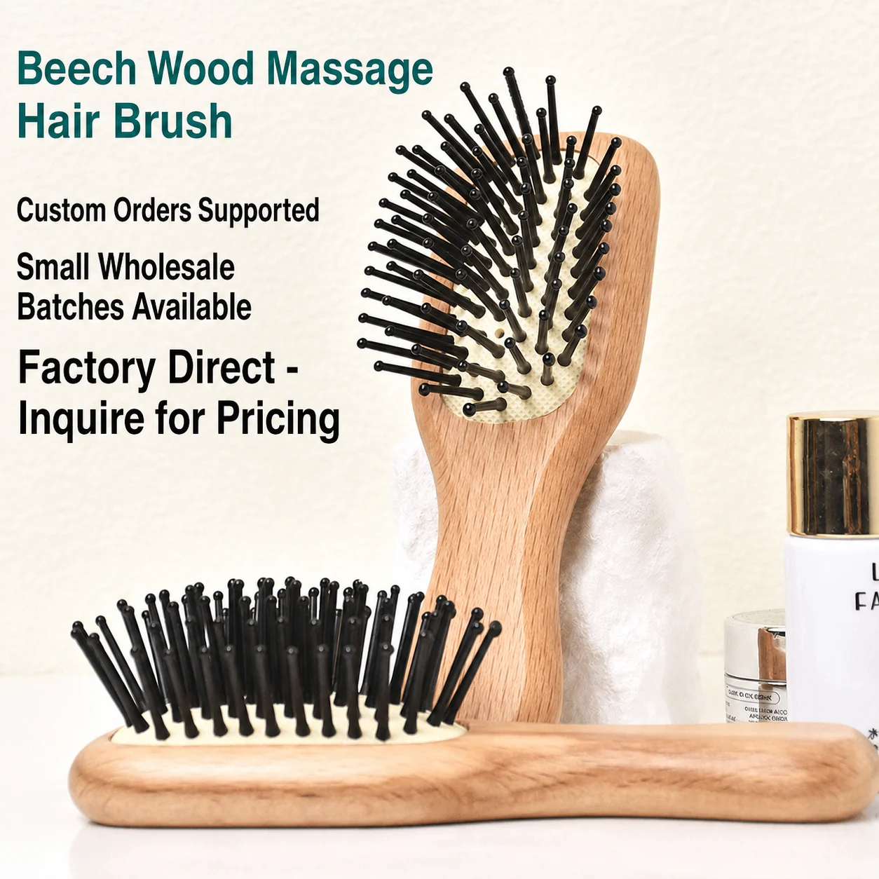 Bamboo And Wood Hair Brush, Po - Bamboo Hair Brush recension och pris