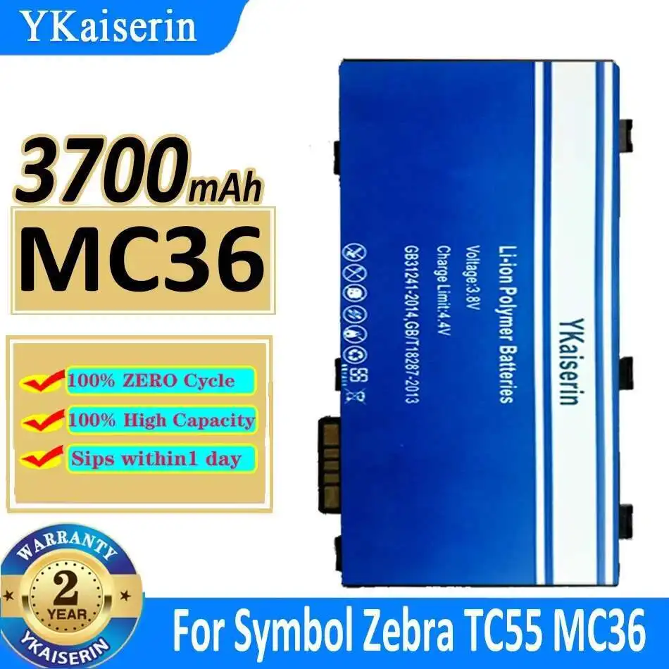 

Industrial Handheld Terminal Battery MC36 82-164807-0 3700mAh For Symbol Zebra For Motorola Moto TC55 MC36 82-164807-0