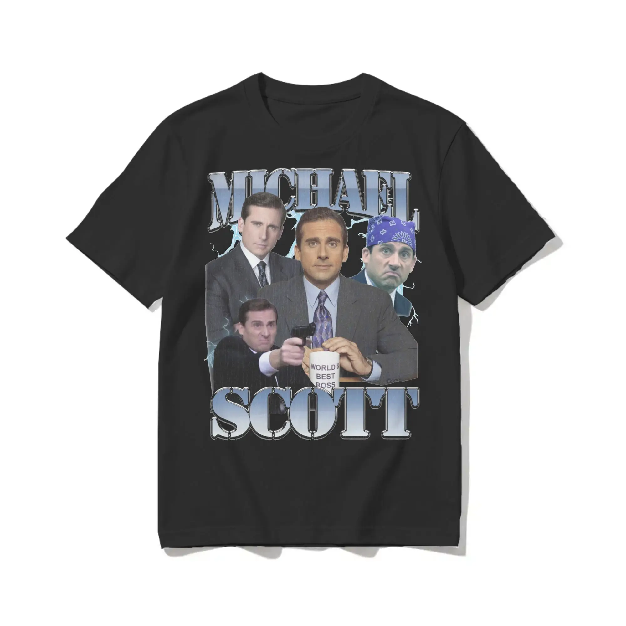 Michael Scott Bootleg 90's Vintage T Shirt Men Women's 100% Cotton Creative T-Shirt The Office Tee Shirt Short Sleeve Clothing