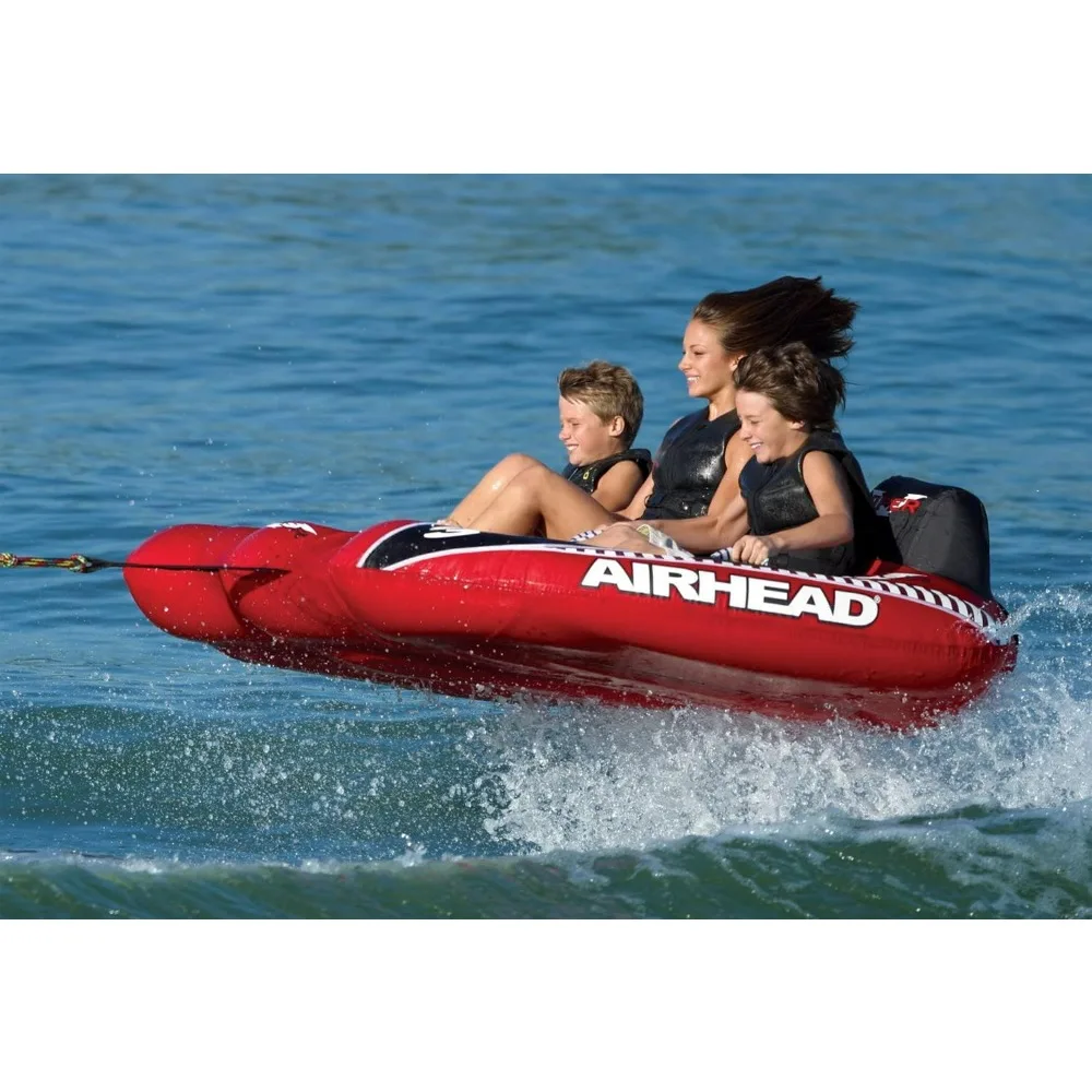 Viper Towable 1-3 Rider Models, Tube for Boating and Water Sports, Heavy Duty Full Nylon Cover