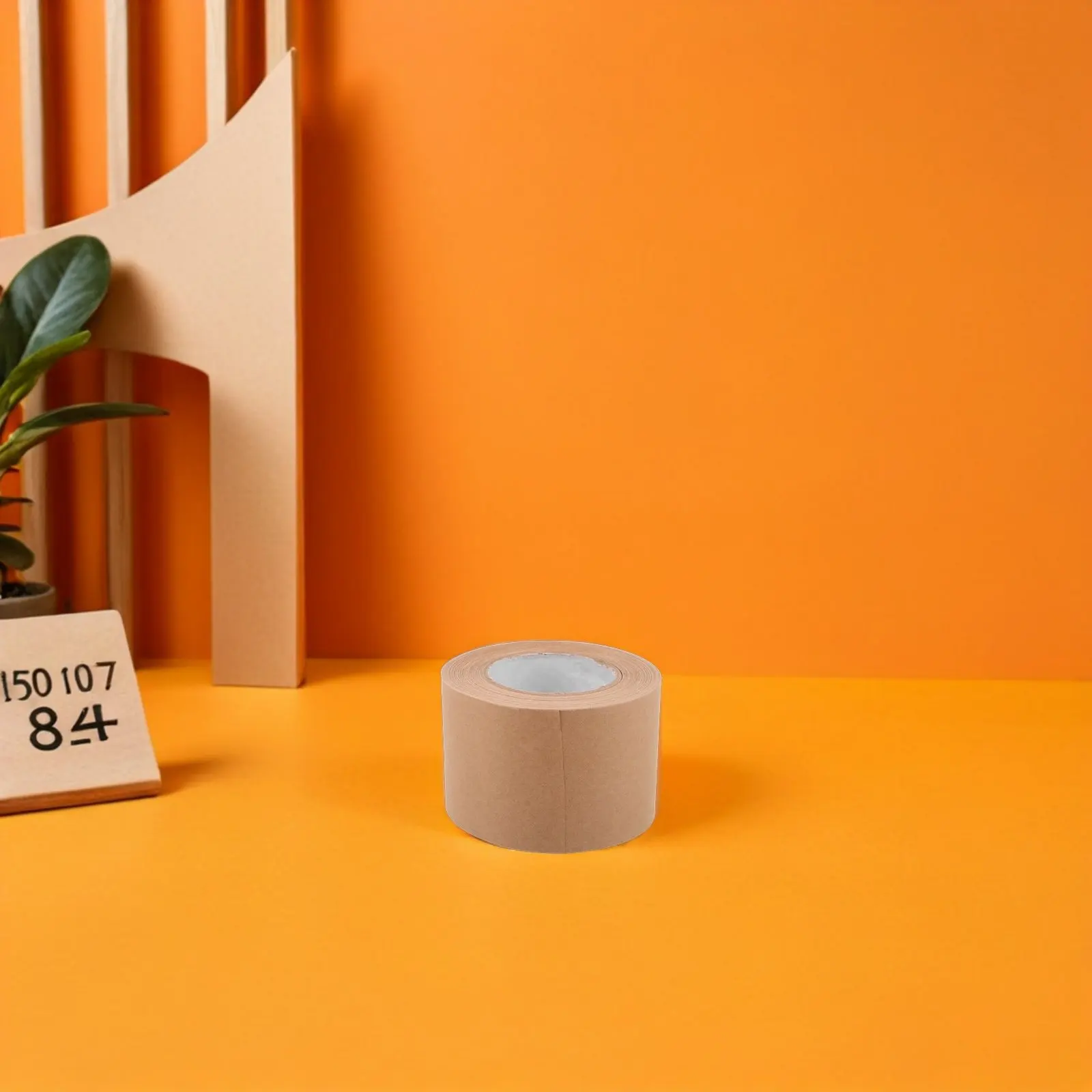 2-roll-water-activated-kraft-paper-tape-for-art-framing-58cm-x-30m-brown-backing-tape-for-watercolor-painting-picture-frame