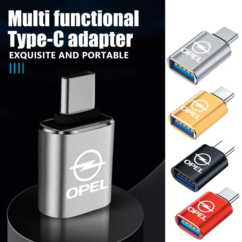For Opel Portable Mini Card Reader Type C to USB Adapter Converter Connector Insignia Astra G J F K Vectra C H Corsa C B D Omega
