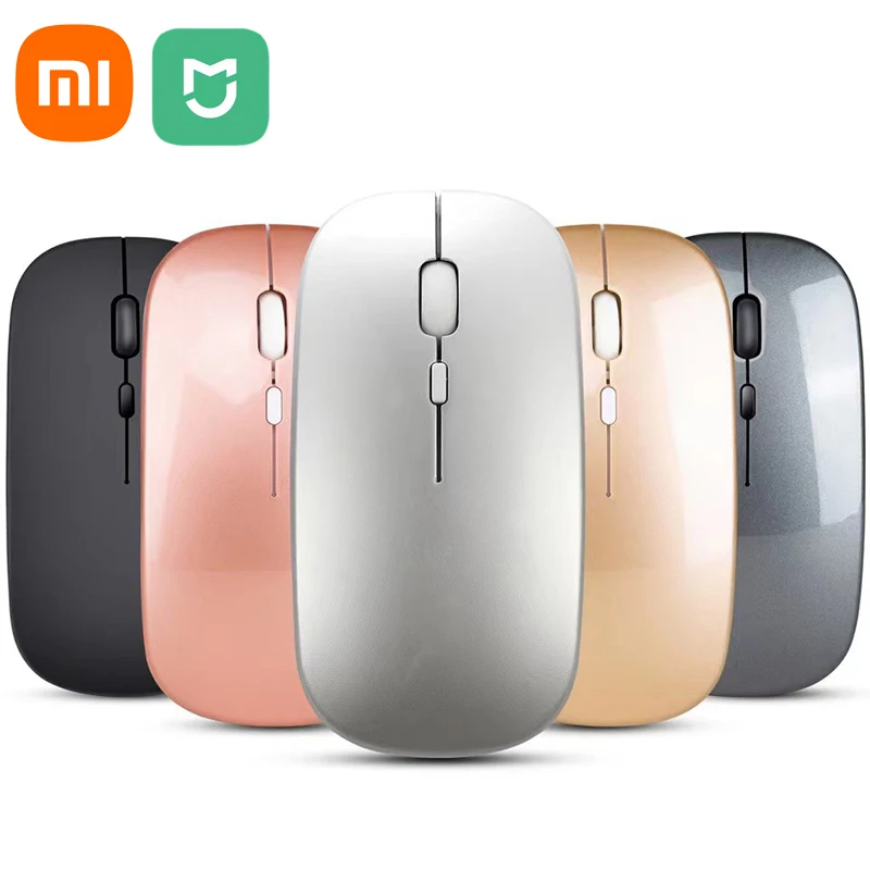ماوس Xiaomi ثنائي الوضع لاسلكي من النوع C قابل لإعادة الشحن 1600 ديسيبل متوحد الخواص ماوس مكتب محمول صامت مريح لأجهزة الكمبيوتر المحمول MacBook اللوحية