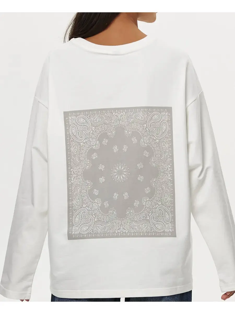 

Рубашки с длинными рукавами из чистого хлопка для русских девочек, удобные тонкие толстовки, женские уличные дизайнерские топы, модные осенние свободные базовые топы