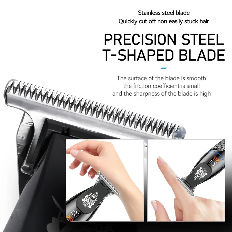 Kemei KM-1772 7000 RPM Hair Clippers Professional Hair Trimmer Electric Cordless Rechargeable Men Hair Cutting Machine