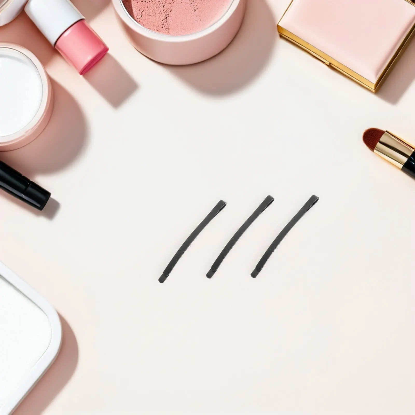 

100 шт. черных металлических заколок-невидимок для тонких волос, для челки и причесок, нескользящие аксессуары для укладки, зажимы для волос, боковые клипсы