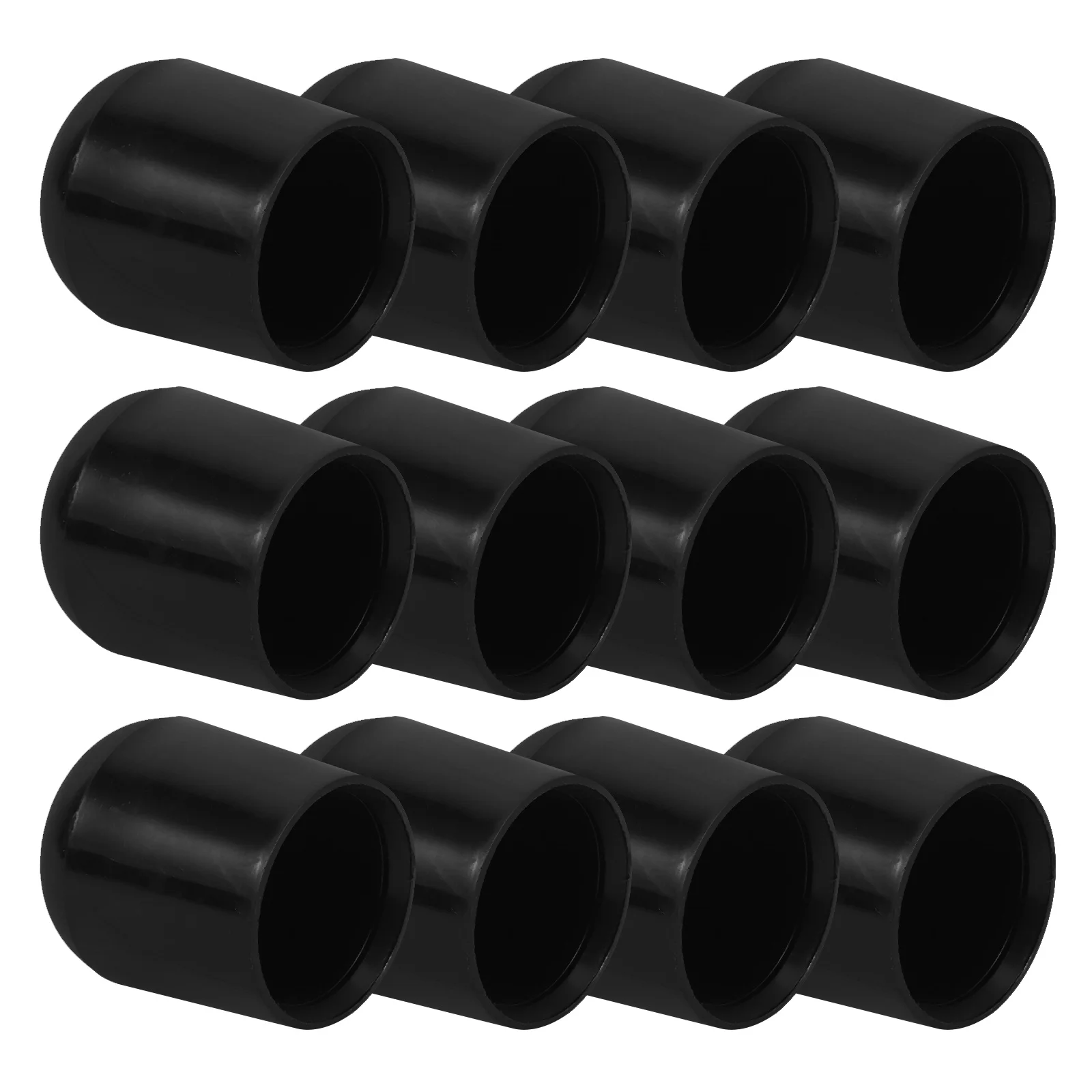 

12Pcs Chair Leg Caps Rubber Floor Protectors Furniture Feet Covers Chair Feet Pads Table Leg Covers Scratch Preventers Hardwood