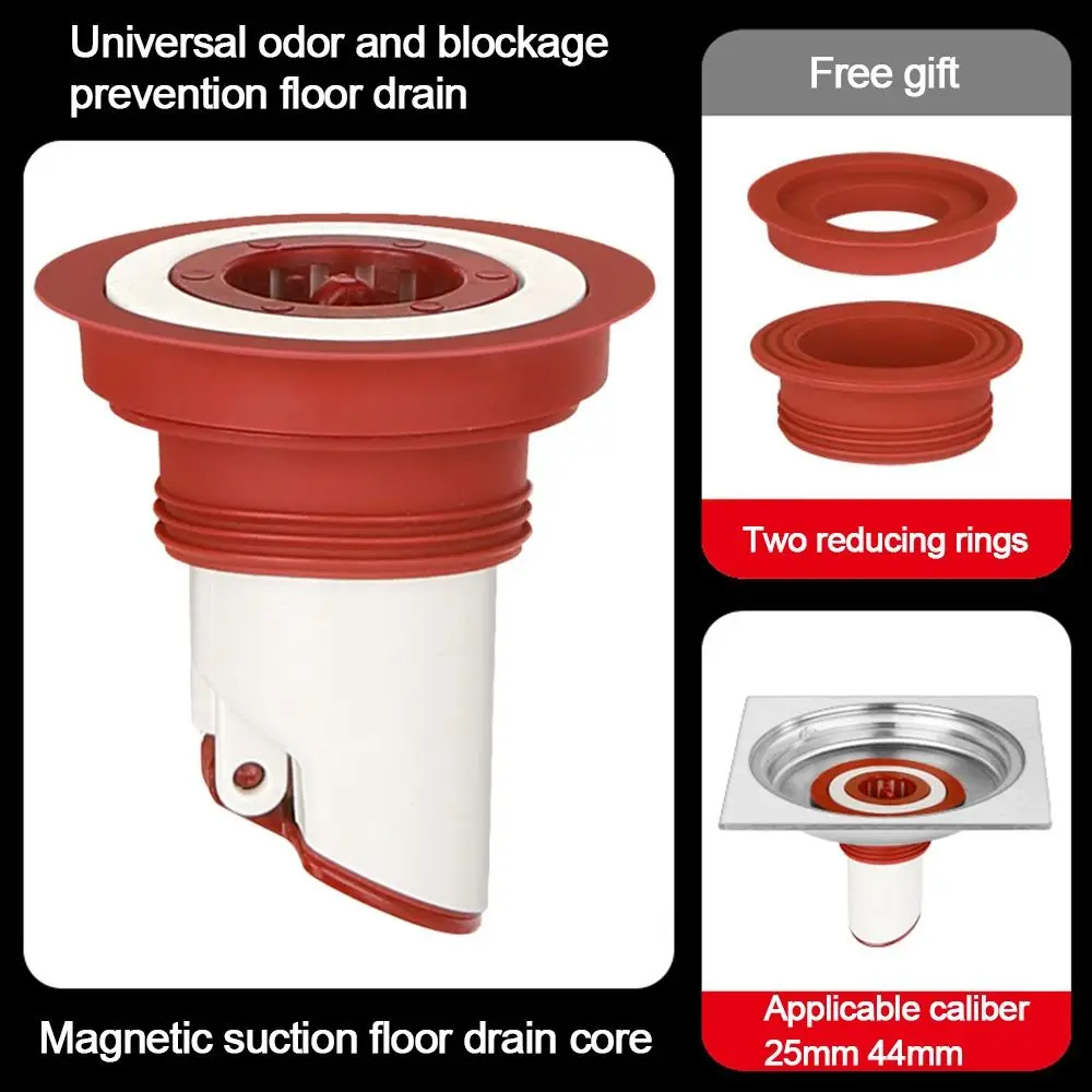 Durable ABS Shower Floor Drain Backflow Preventer Dectable Fast Drainage Floor Drain Universal Anti-odor Sink Strainer