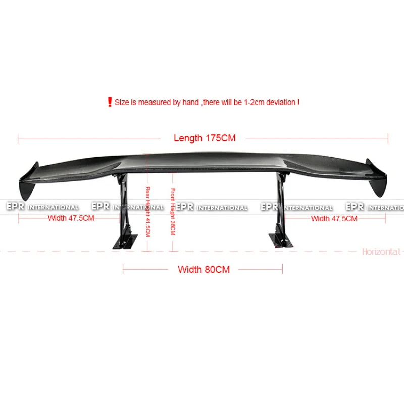 

Применимые детали модификации Mazda FD3S RX7 из углеродного волокна GT, большой спойлер с фиксированным крылом на высокой ножке