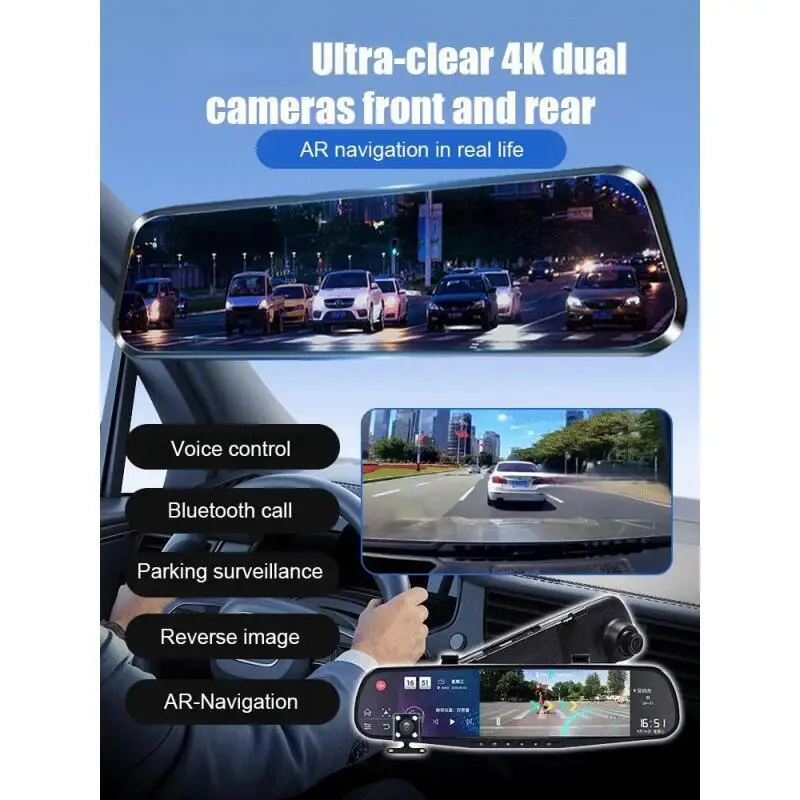 

Dual Lens Clear Backup Camera Car Rearview