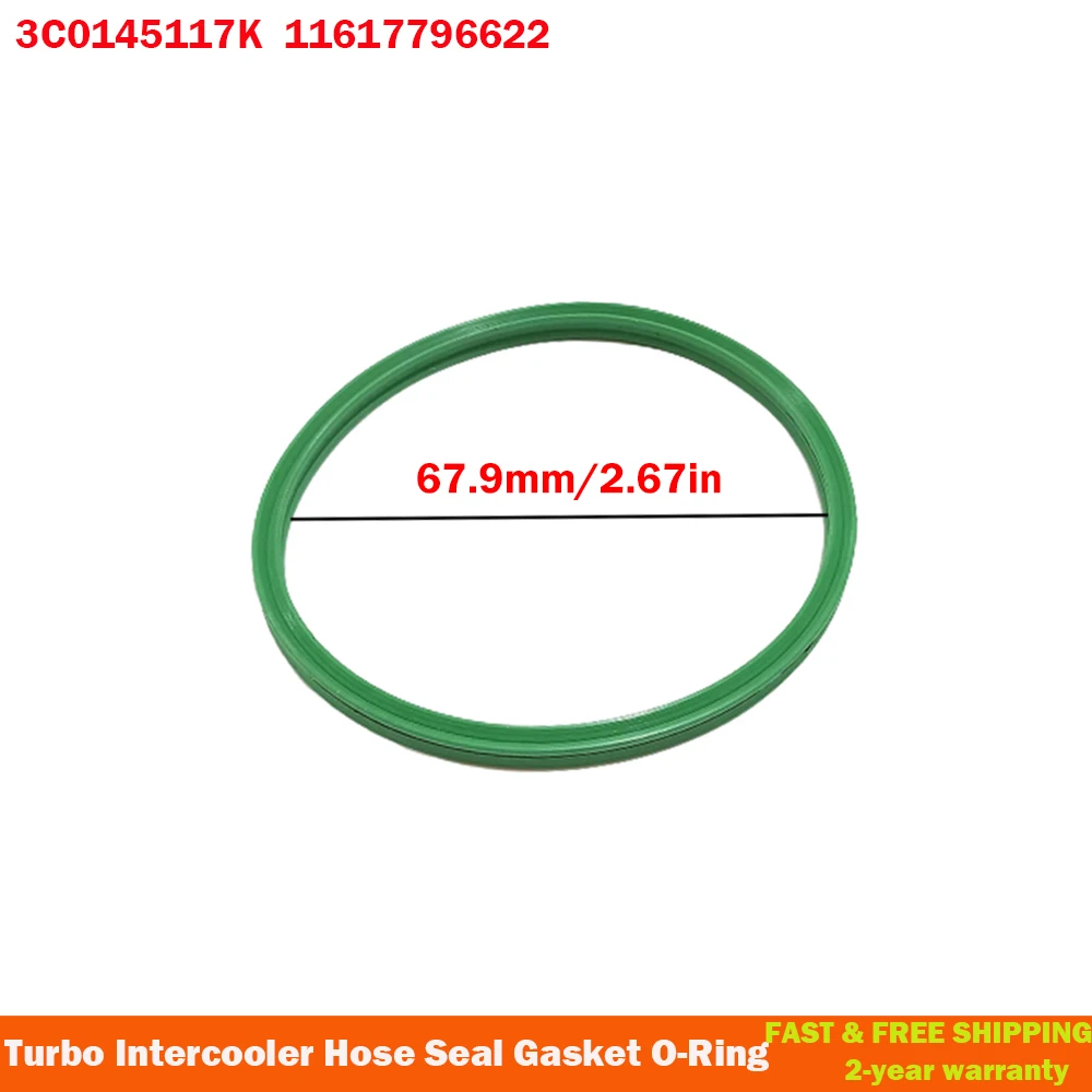 Junta de sellado de manguera Turbo Intercooler, junta tórica para VW BMW MINI 3C0145117K 11617796622 7L6145117