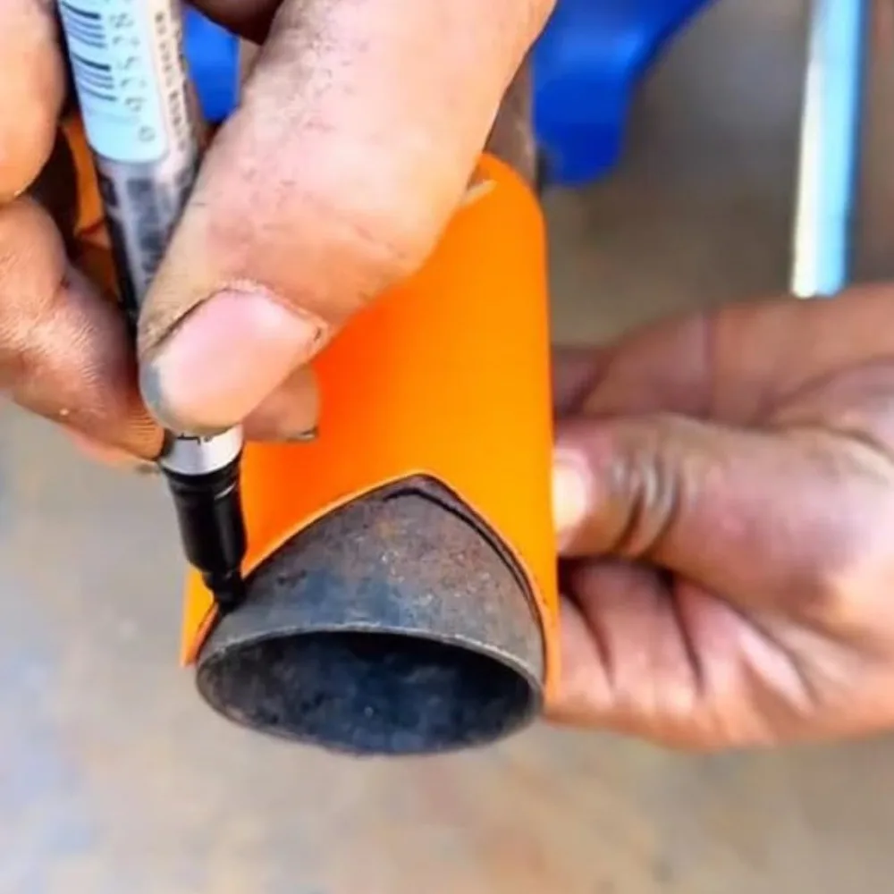 Hand-Tools Pipe Cutting Layout Tool Universal Pipe Cutter Saddle Joint Pipe Pro Cutting Guide Copper Round Pipe Marking