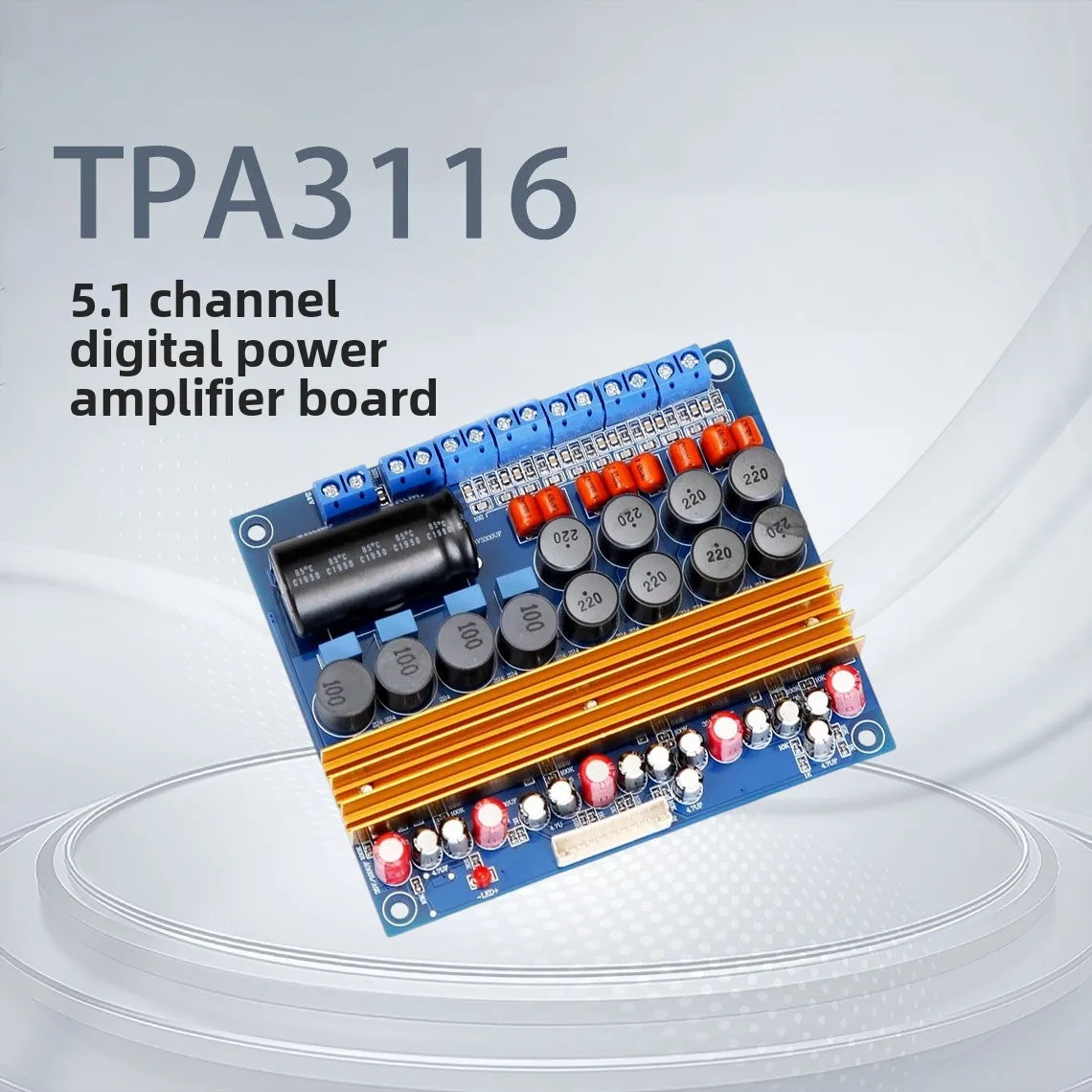 tpa3116-six-channel-51-channel-d-class-high-power-digital-home-amplifier-board