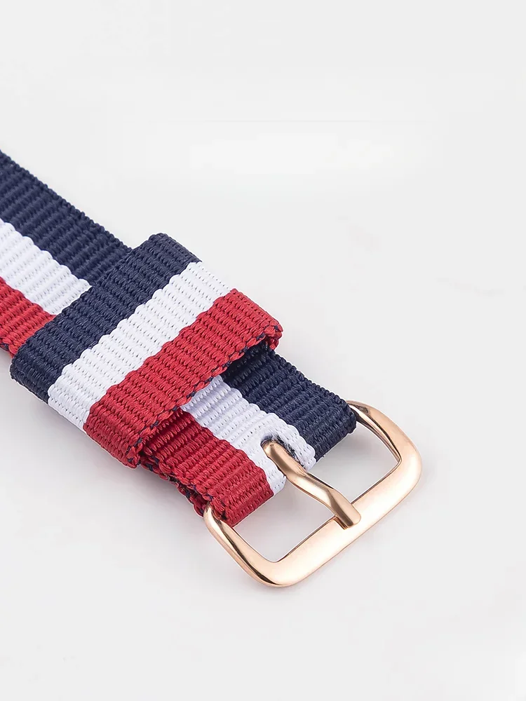 For DW Watch Band Daniel Canvas Solid Steel Buckle Men Women Original Nylon Wellington Black Red White Blue Watch Accessories