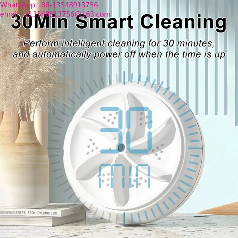60W portable turbine cleaning equipment, high-power mini ultrasonic cleaner, and small stain removal and cleaning machine