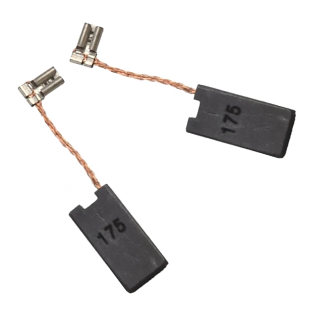 Motor Maintenance CB-175 Electric Motor Brushes Compatible With HM Series Includes Wire And Springs Made Of Carbon And Metal
