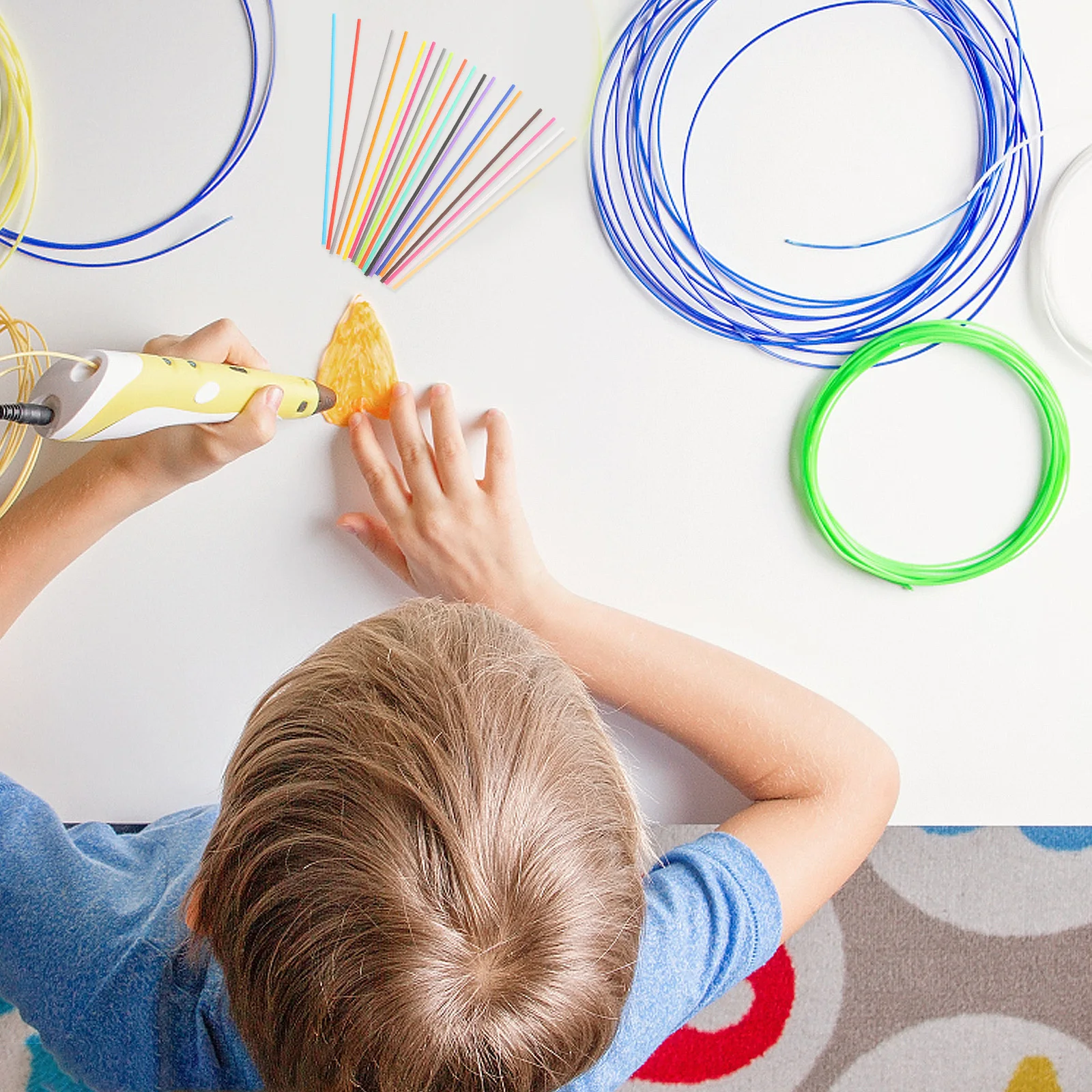 

160 шт., сменные стержни для 3D-нить Pcl, 32 ярких цветов для рисования, принадлежности для рукоделия, совместимые с 3doodler