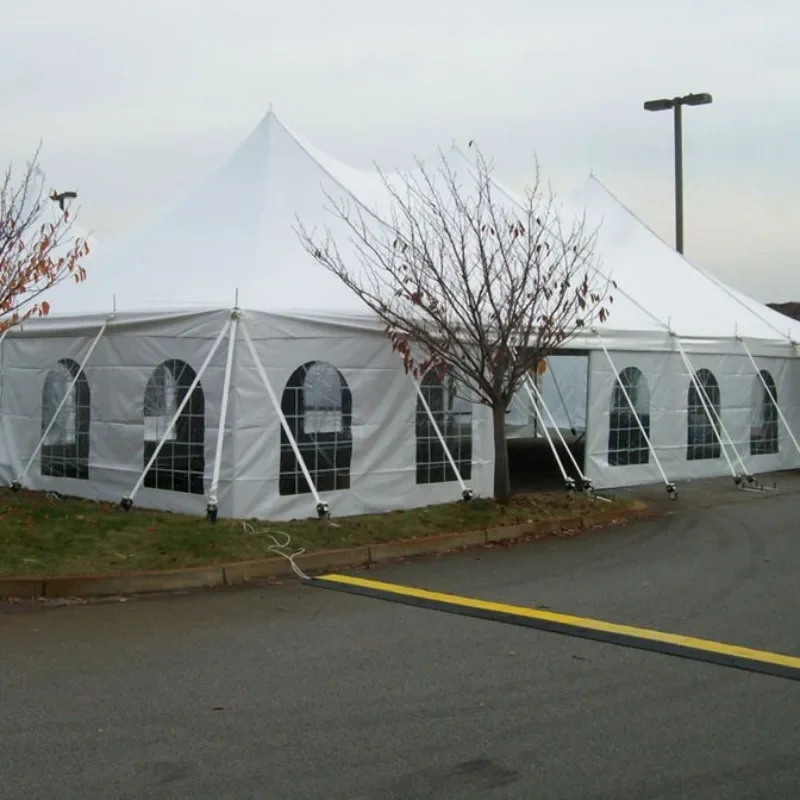 300 People Outdoor Tents For Events High Peak Pole Wedding Party Tents Festival Tent With Sidewalls