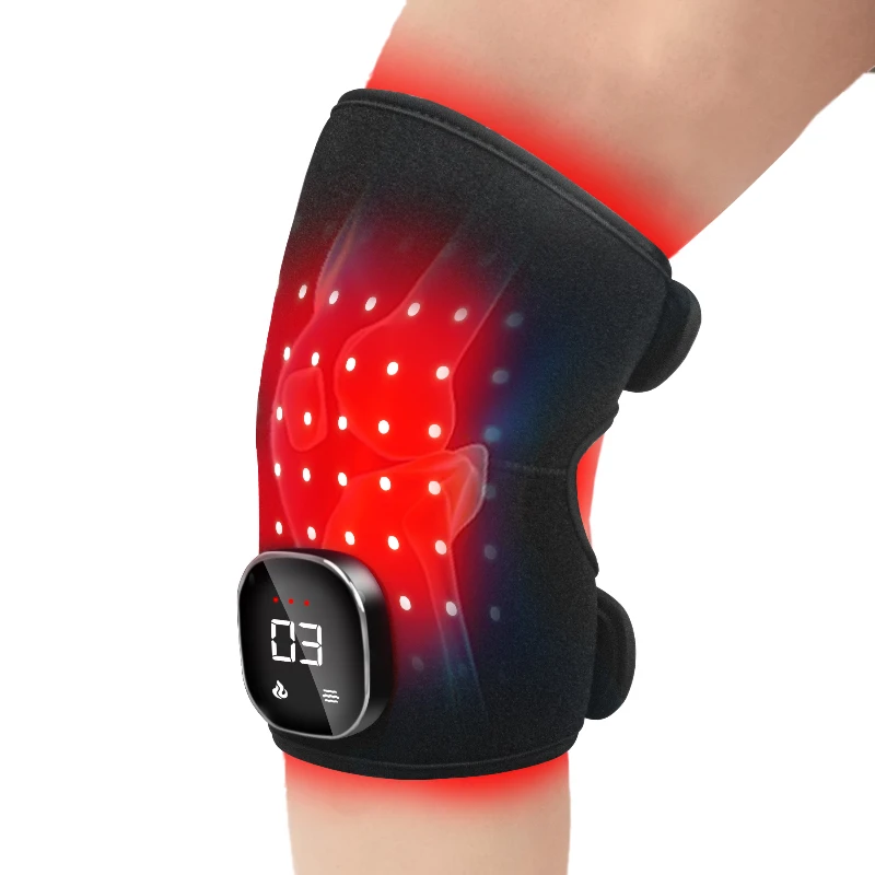 56 LEDs Wearable Red Light Therapy Knee Pad Dual-Chip 660nm 850nm Shoulder Elbow 4