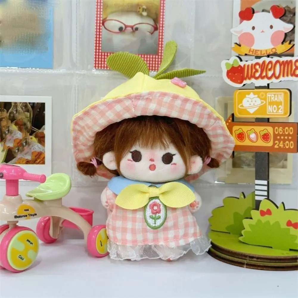 10CM 인형 면화 인형 Rompers 부드러운 면화 소형 옷 봉제 인형 복장 만화 디자인 귀여운 미니 인형 옷